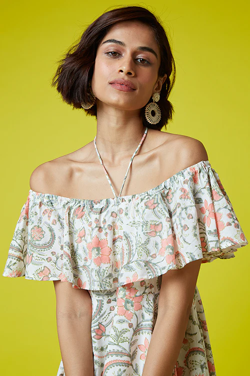 Okhai 'Heartstring' Hand Block Printed Dress - Image 6