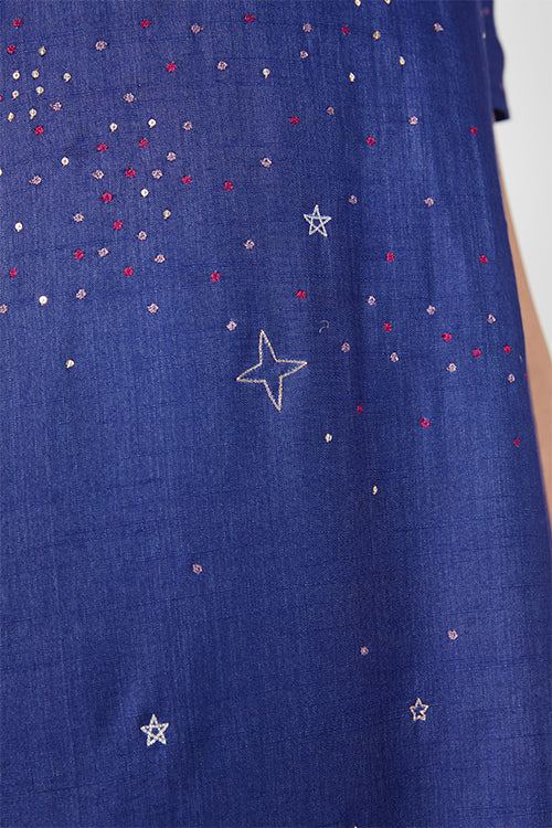 Okhai 'Heavenly' Embroidered Kurta Pant Dupatta Set - Image 5