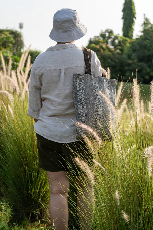 Heera Hand-Woven Tote Bag - Image 2