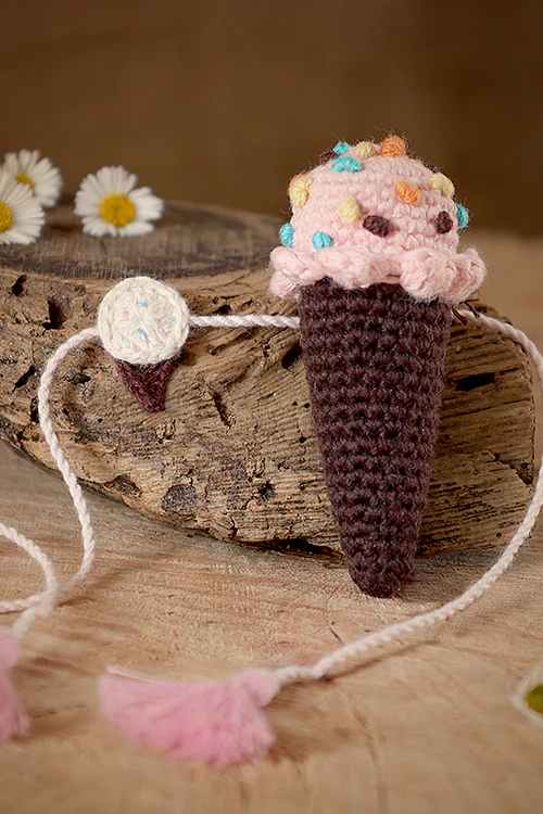 Himalayan Blooms 1 Rakhi,Icecream,Rauli,Rakhi Gift Hamper