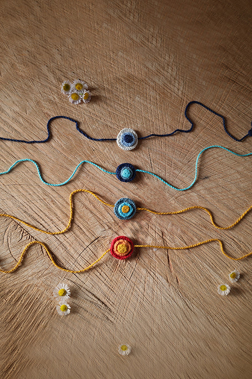 Himalayan Blooms Evil Eye Rakhi (Set Of - 4) - Image 4