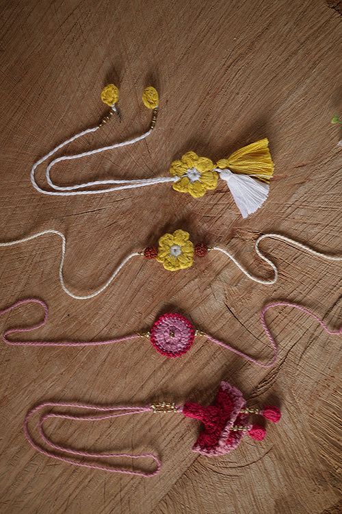 Himalayan Blooms Genda Rakhi & Lumba, Kali Rakhi & Lumba - Image 2