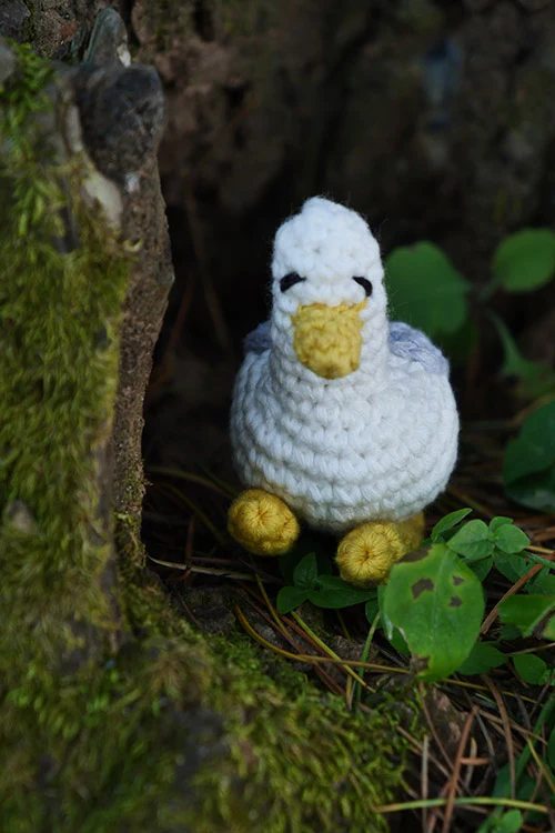 Himalayan Blooms Hand Made Crochet Soft Toys - Duck - Image 4