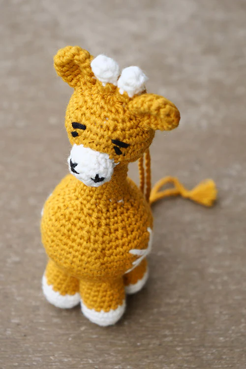 Himalayan Blooms Hand Made Crochet Soft Toys - Giraffe - Image 5