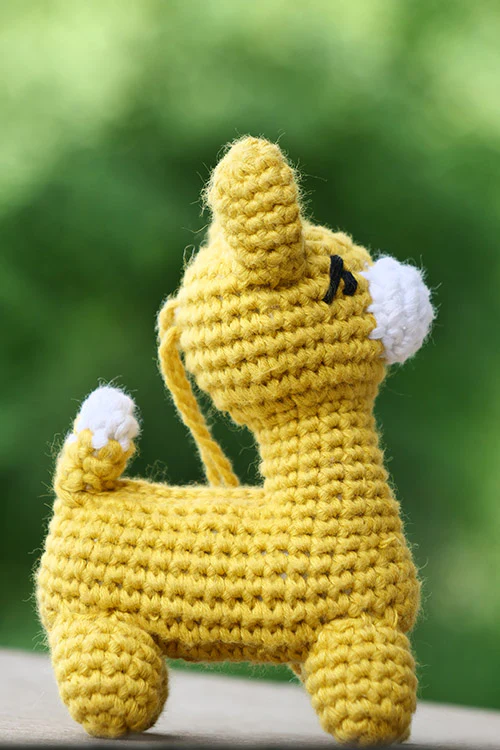 Himalayan Blooms Hand Made Crochet Soft Toys - Llama - Image 2
