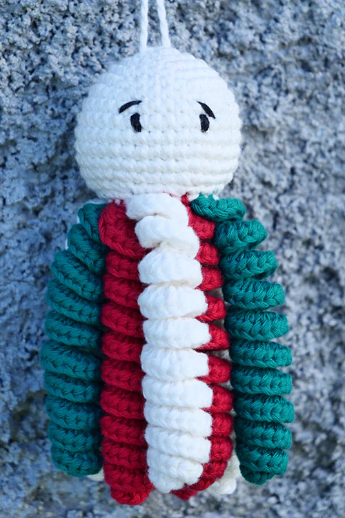 Himalayan Blooms Hand Made Crochet Soft Toys - Octopus - Image 4