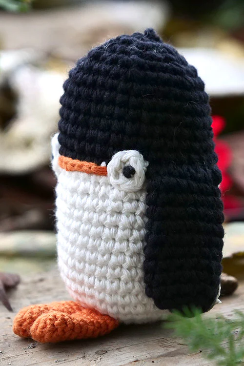 Himalayan Blooms Hand Made Crochet Soft Toys - Penguin - Image 3