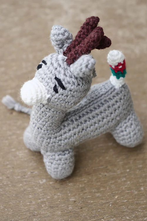 Himalayan Blooms Hand Made Crochet Soft Toys - Raindeer