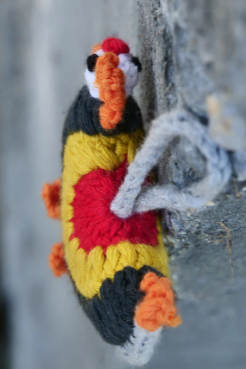 Himalayan Blooms Hand Made Crochet Soft Toys - Rooster - Image 5