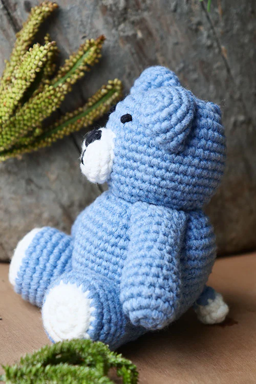 Himalayan Blooms Hand Made Crochet Soft Toys - Teddy Bear - Image 3