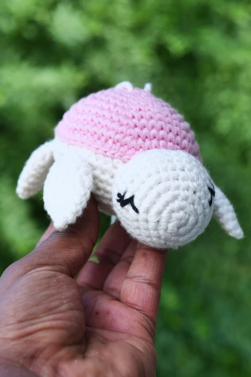Himalayan Blooms Hand Made Crochet Soft Toys - Turtle - Image 6