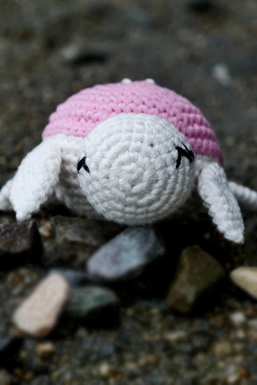 Himalayan Blooms Hand Made Crochet Soft Toys - Turtle - Image 7