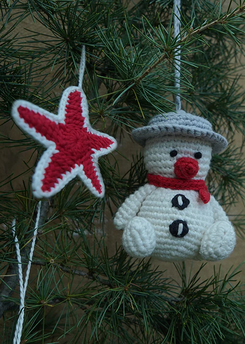 Himalayan Blooms Premium Handmade Crochet Christmas Ornaments – Set of 8 - Image 6