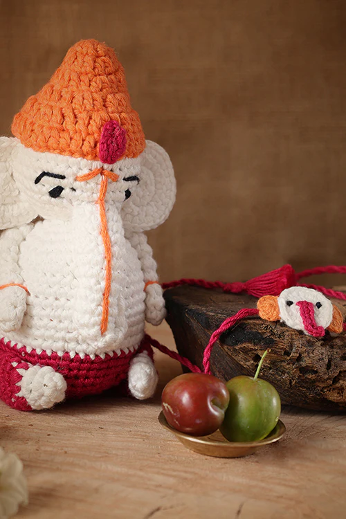 Himalayan Blooms Rakhi,Ganesha Toys