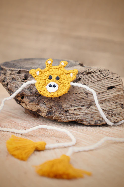 Himalayan Blooms Rakhi,Giraffe Toys - Image 2