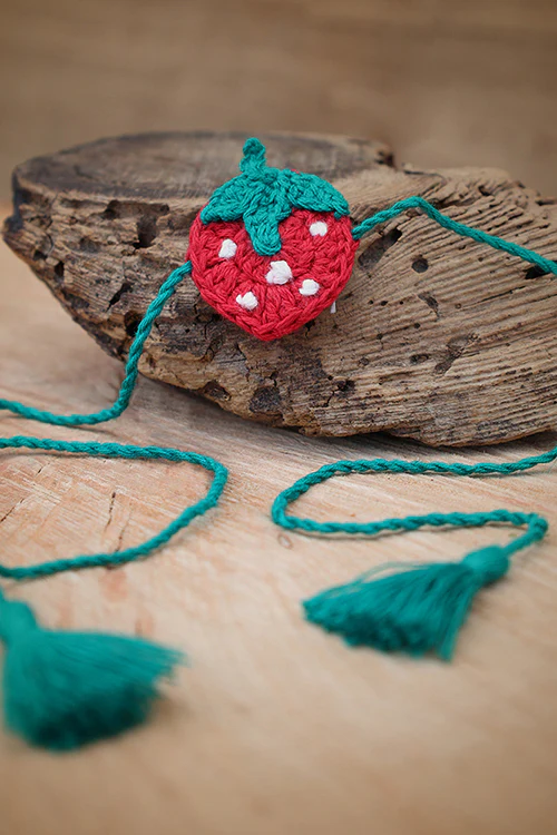 Himalayan Blooms Rakhi,Strowberry Toys - Image 2