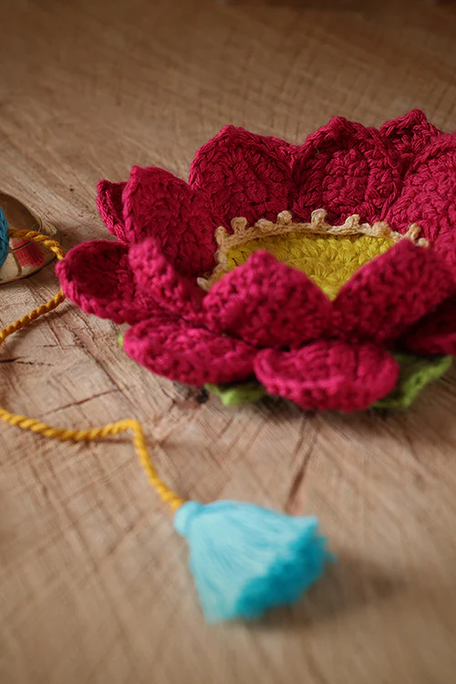 Himalayan Blooms Rakhi With Maching Lotus,Home Décor - Image 5