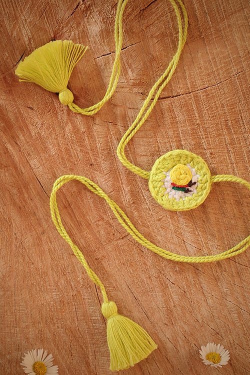 Himalayan Blooms Rakhi With Nimbu Mirchi,Home Décor - Image 2