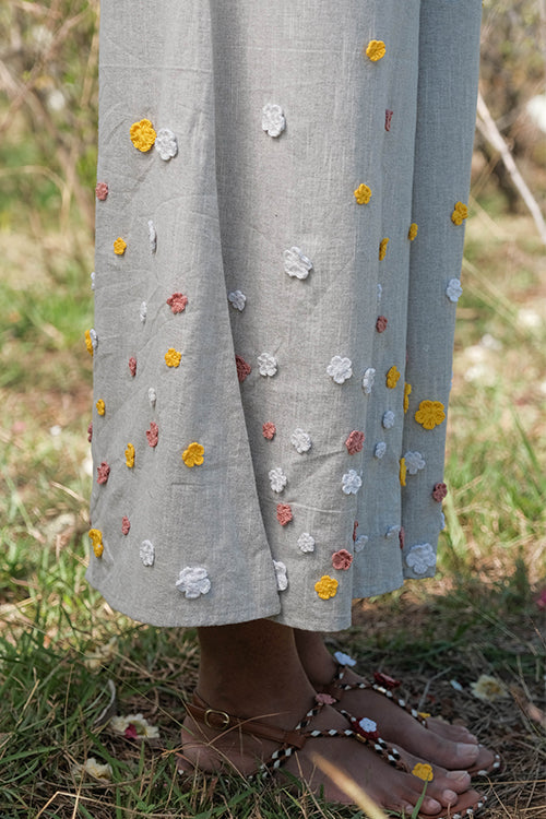 Okhai 'Holiday' Pure Cotton Hand Embroidered Jump Suit - Image 7