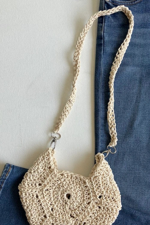 House Of Macrame "Diana" Handcrafted Crochet Bag - Image 4