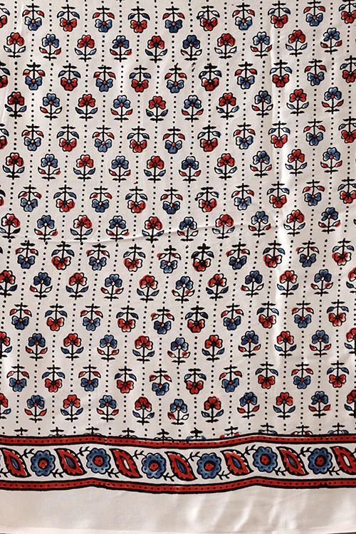 Jahangir Khatri - Bagru Ajrakh Modal Saree - Image 6