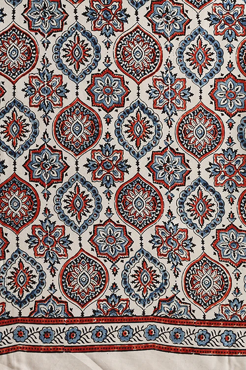 Jahangir Khatri - Bagru Ajrakh Modal Saree - Image 7