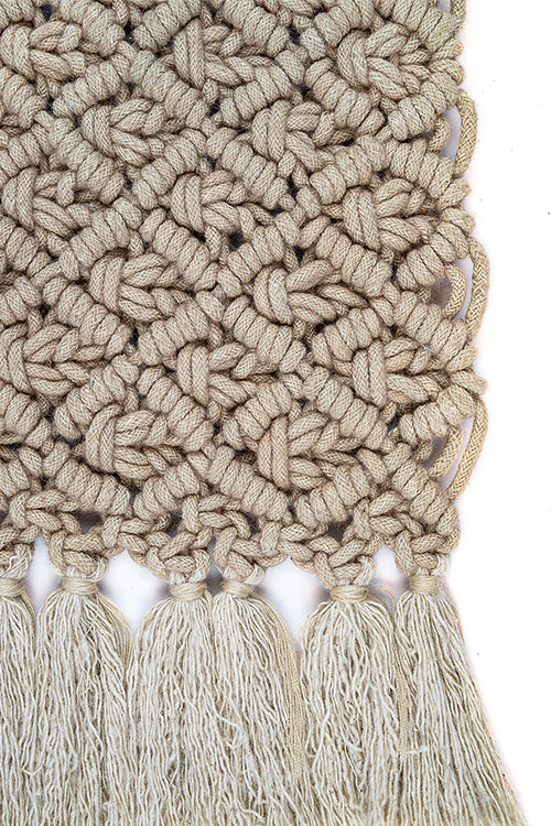 One 'O' Eight Knots Jewel Hand-Knotted 100% Cotton Placemat (set of 2) - Image 3