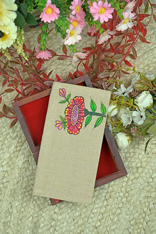 Diorama Designs Jute Hanpainted Nature Envelope - Set Of 4 - Image 5