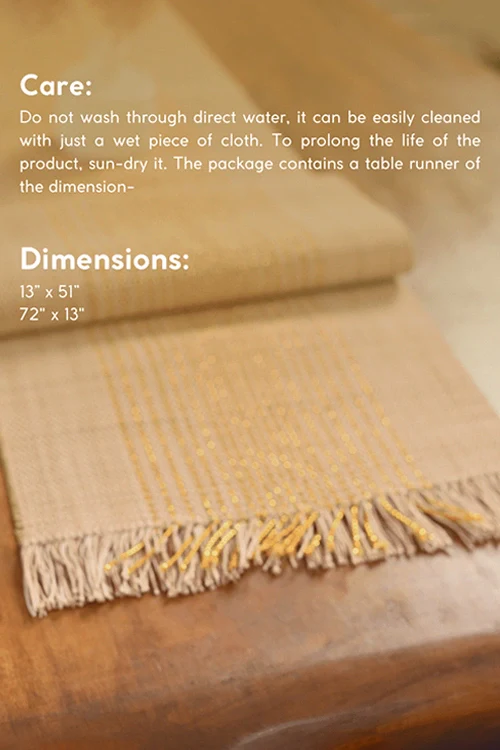 Kadam Haat "Zari" Handcrafted Madurkathi Runner - Image 5