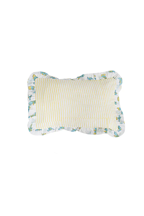 Poddar Exports Kids Dohar Set Blue And Yellow Baby Dino - Image 4