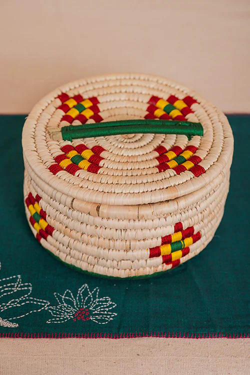 Kraftribe Grass Chapati Box/Storage Box - Image 3