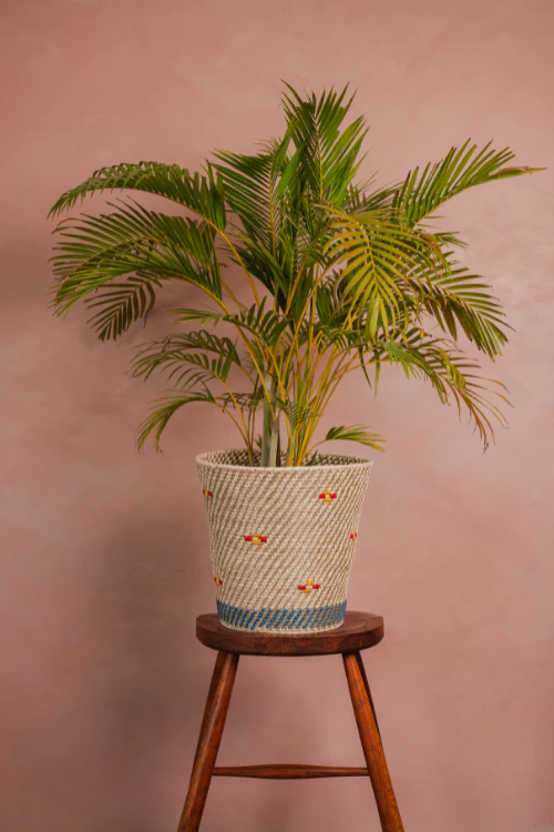 Kraftribe Kanshi Grass Basket Blue Grey - Image 5