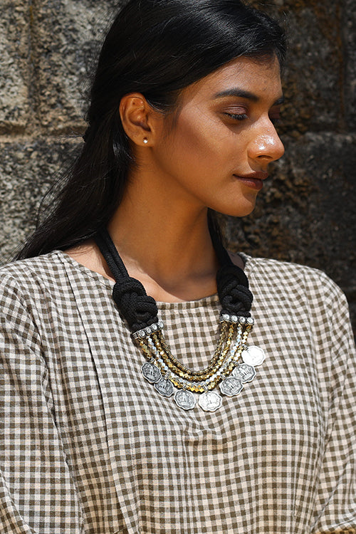 Maya Bazaar Lambani Chillar Necklace-1 - Image 2