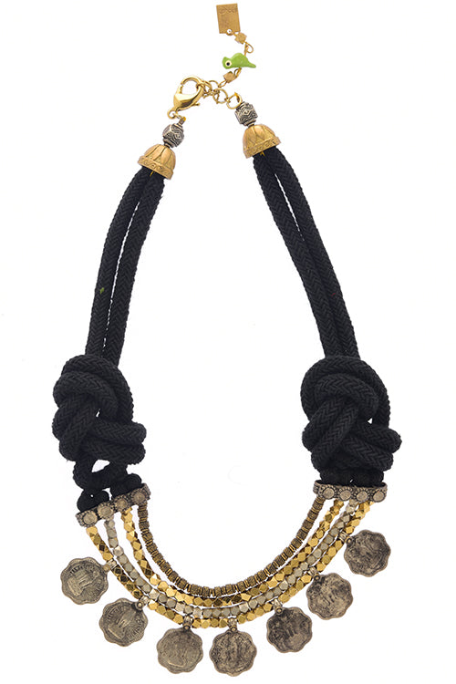 Maya Bazaar Lambani Chillar Necklace-1 - Image 3