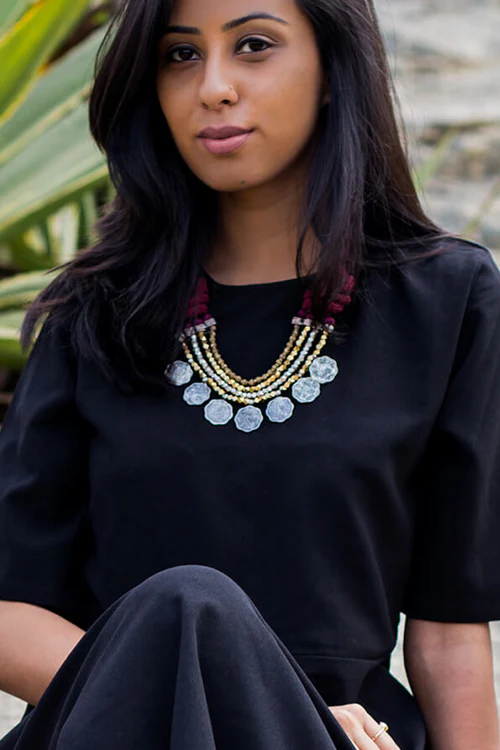 Maya Bazaar Lambani Chillar Necklace
