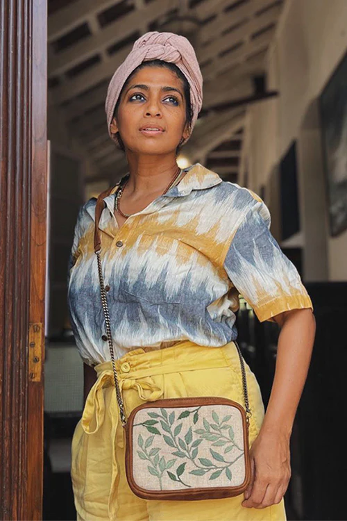 Dhaaga Leafy Tan - Image 3