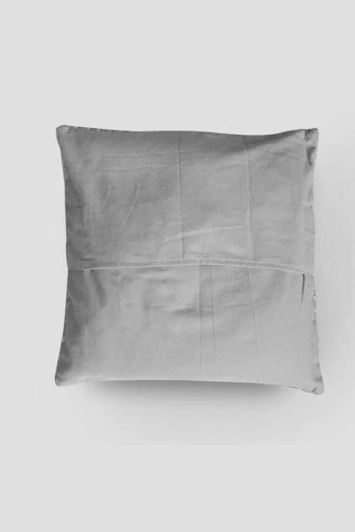 Zaina By Ctok Leaves Chainstitch Embroidered  Cushion Cover - Pastel - Image 4