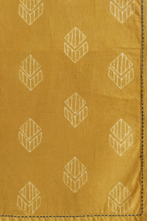 Leera Amber Yellow Ditsy Shibori Placemat  (Set of 2) - Image 3