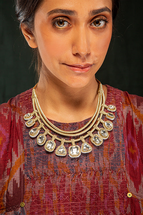 Mayabazaar 'Classic silhouettes' Noor M Necklace