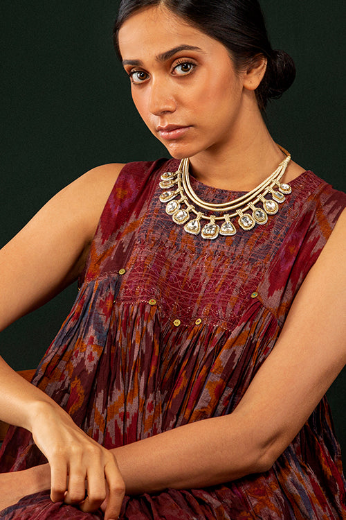 Mayabazaar 'Classic silhouettes' Noor M Necklace - Image 2