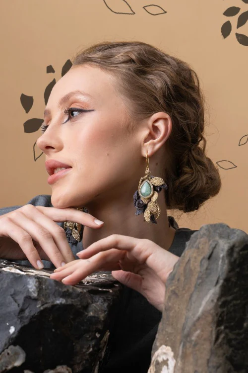 Mayabazaar "Statement" Crochet Earring Komorebi