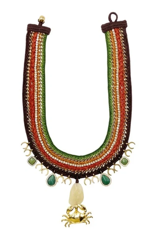 Mayabazaar "Statement" Crochet Necklace Thalassa - Image 2