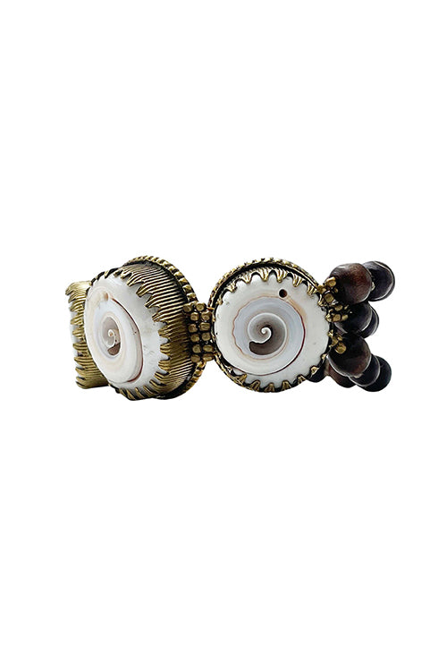 Mayabazaar 'Statement' Handknotted Mumba Devi Bracelet - Image 2