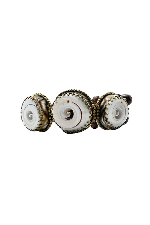 Mayabazaar 'Statement' Handknotted Mumba Devi Bracelet - Image 5
