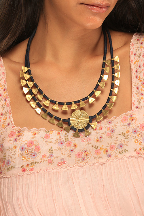 Mayabazaar 'Statement' Handknotted Naga Koyak Necklace - Image 2