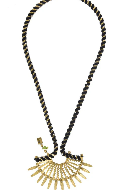 Mayabazaar 'Statement' Handwrapping Hasli Necklace - Image 2
