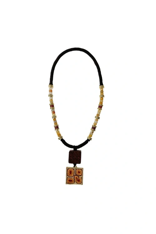 Mayabazaar "Statement" Handwrapping Terra Necklace - Image 2
