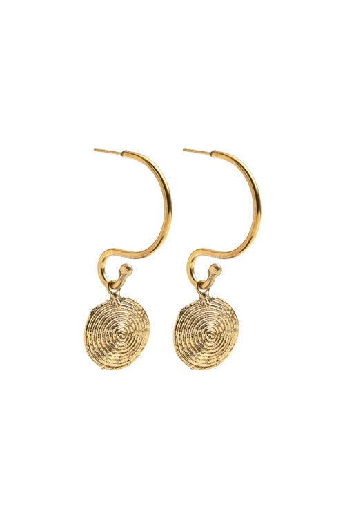 Miharu Dhokra Half Round Dangler - Image 4