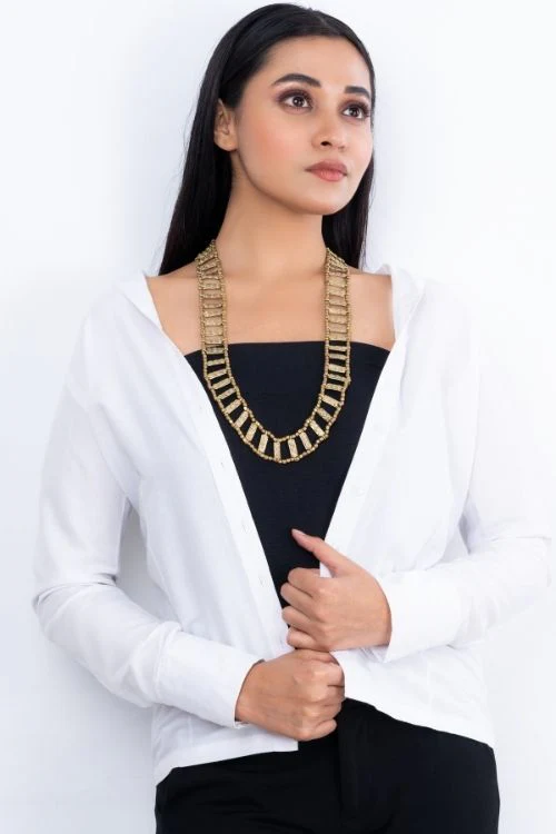 Miharu Dhokra Rani Necklace CD1953 - Image 4
