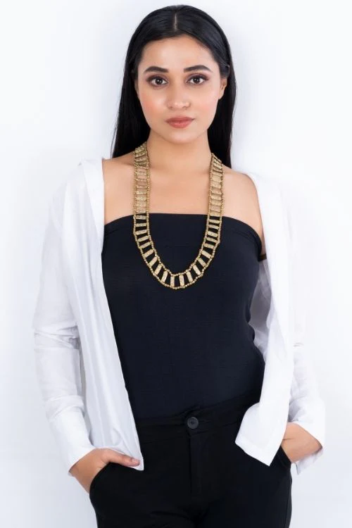 Miharu Dhokra Rani Necklace CD1953 - Image 5